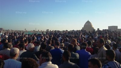 تشييع جثمان شهيد سيناء لمثواه الأخير ببني سويف (صور)