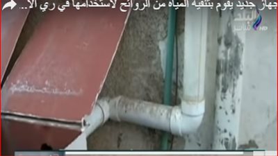 محافظ البحر الأحمر يبتكر طريقة للاستفادة من مياه الصرف (فيديو)