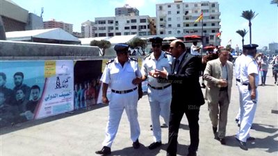 مدير أمن الإسكندرية يتفقد تأمينات احتفالات العيد القومي للمحافظة (صور)