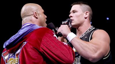 من أرشيف يوتيوب..كيرت أنجل  vs  جون سينا 