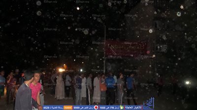 عودة التيار الكهربي بعد السيطرة على حريق هائل داخل محطة وقود بالخارجة