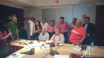 شعبة الإعلام ومنتجي التلفزيون تحتفل بعيد ميلاد المنتج احمد عباس