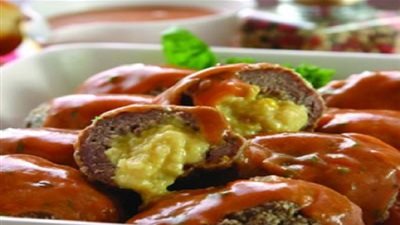 طريقة تحضير كفتة محشية بالجبن اللذيذ