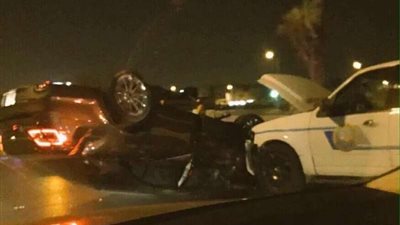 عاجل.. إصابة 10 أشخاص في حادث انقلاب سيارة بالإسماعيلية 