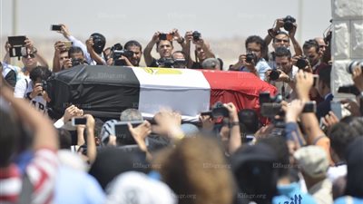 لحظة وصول جثمان 