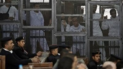 المحكمة تكتفى بأحراز قضية أنصار الشريعة وترفع الجلسة للاستراحة