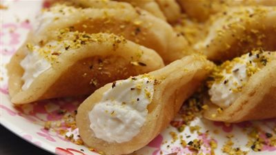 طريقة تحضير قطايف عصافيري  