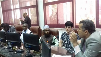 برلمان الطلاب الوافدين يزور دار علوم الفيوم.. (صور)