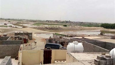 شاهد: السيول تحاصر 8 قرى في صبيا