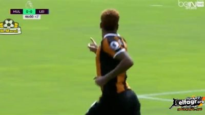 بالفيديو .. هال سيتي يسجل هدف رائع في شباك ليستر بـ ''الركلة المزدوجة''