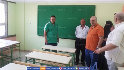 وكيل تعليم دمياط يتفقد عدة مدارس قبل افتتاحها (صور)