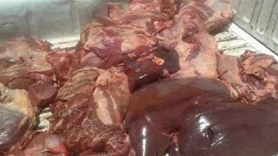 ضبط كبدة فاسدة ولحوم غير صالحة في مطاعم بني سويف