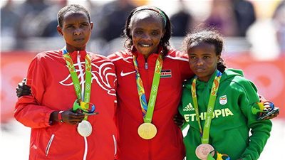 ريو 2016.. البحرينية ايونيس تتوج بفضية الماراثون للسيدات
