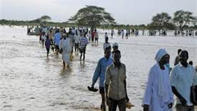 مصرع 3 أشخاص وانهيار 180 منزلًا جراء الفيضان بالسودان