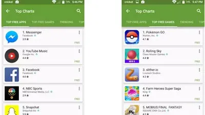 أخيراً.. جوجل بلاي يفصل بين الألعاب والتطبيقات