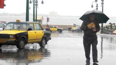 هطول أمطار خفيفة على أنحاء متفرقة من الإسكندرية 