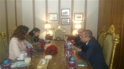 وزيرة الهجرة تبحث سبل التعاون الثنائي مع وزير المغتربين اليمني