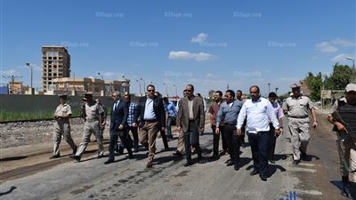محافظ الفيوم يتفقد أعمال التطوير ورفع القمامة بالمحافظة