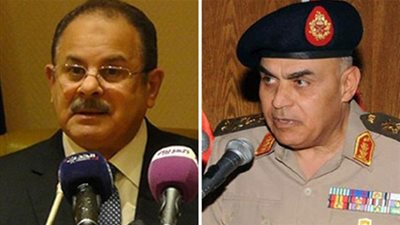 وزيرا الدفاع والداخلية يتفقدان عناصر القوات المسلحة والشرطة بشمال سيناء