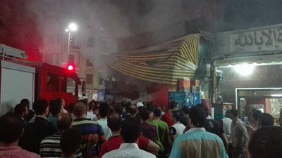 لحظة انفجار أنبوبة غاز بجوار بنزينة في البحيرة (فيديو)