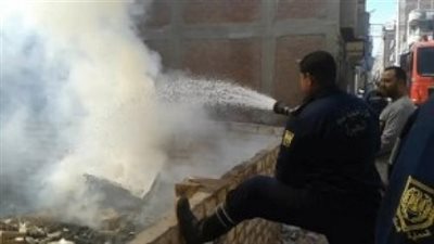 الحماية المدنية تخمد حريقا نشب في 3 منازل بسوهاج