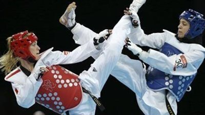 بالفيديو- ريو 2016.. هداية ملاك تتأهل لدور الـ 8 في منافسات التايكوندو