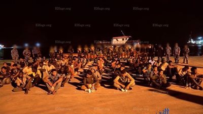 إحباط هجرة غير شرعية لـ 89 من جنسيات مختلفة بكفر الشيخ