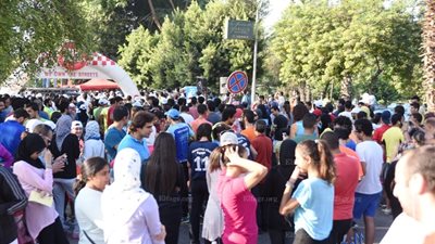 ماراثون جري بالتعاون بين cairo runners و الـ unicef في اليوم العالمي للعمل الإنساني 