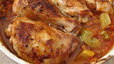 طريقة عمل الفراخ بالخرشوف وصوص الليمون