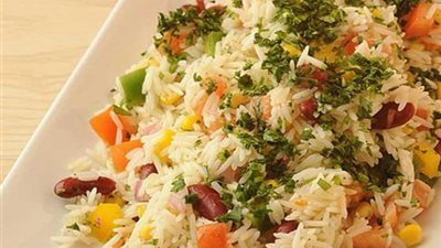 طريقة عمل سلطة الأرز