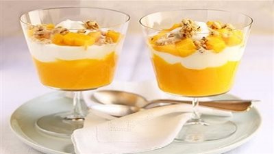  طريقة بسيطة لعمل مانجو بالزبادي والمكسرات