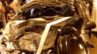 اصابة عروسين و٨ أشخاص آخرين في حادث تصادم أثناء 