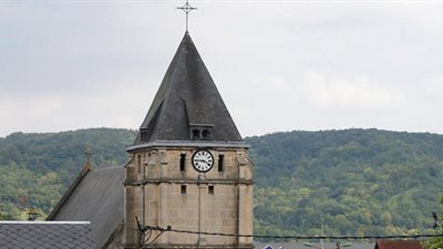 دفن أحد منفذي الهجوم على الكنيسة بفرنسا