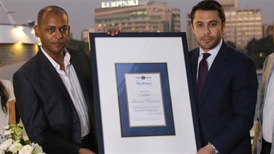 احتفال مؤسسة نبض الحياة بحضور أحمد حسن وتكريمه بنادى القوات البحرية