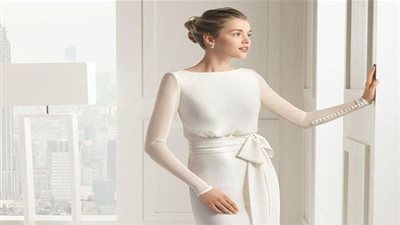  صيحات جديدة من فساتين الزفاف ذات الأكمام الطويلة هي الأنسب لعروس 2016