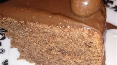 طريقة عمل  كيكة الشوكولاته الهشة