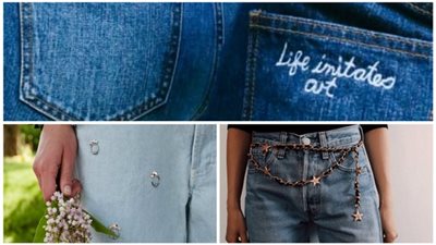 3 أفكار رائعة لإعادة استخدام الجينز القديم