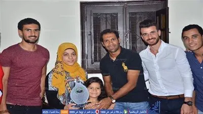 بالصور.. نجوم الإسماعيلي يكرمون بطلة مصر في رفع الأثقال