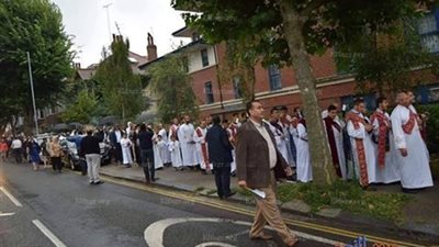 أقباط بريطانيا يحتفلون بعيد العذراء