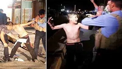شاهد بالفيديو لحظة تفكيك حزام ناسف حول جسد طفل عراقي