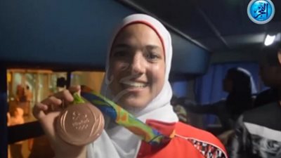 بالفيديو.. هداية ملاك  للفجر : كان نفسي أرجع بالذهبية