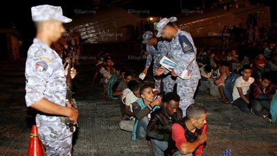 إحباط محاولة 238  شخص لهجرة غير شرعية عبر سواحل كفر الشيخ (صور)