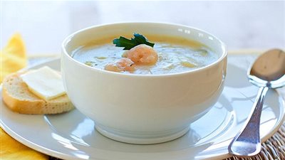 طريقة تحضير شوربه جمبري بالكريمه