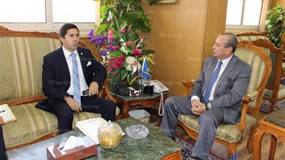 قنصل تركيا يبحث مع محافظ دمياط أوجه التعاون (صور)