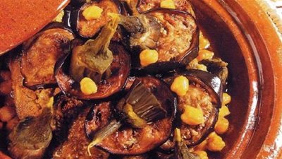 طريقة تحضير طاجن الباذنجان باللحم