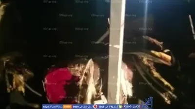 أثار حريق أكشاك التخزين بقاعة منف بجوار مسرح البالون (فيديو)