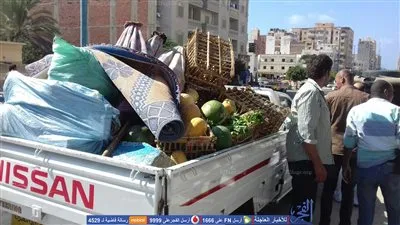 تحرير 32 مخالفة تعدى على الطريق فى مطروح