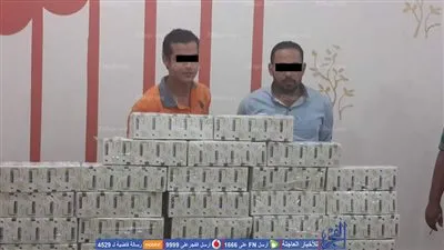 ضبط نجار وعاطل بحوزتهما 30 ألف قرص مخدر في بني سويف