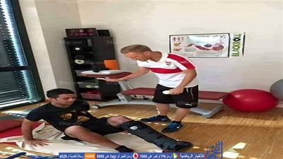 محمد إبراهيم يبدأ التأهيل في ألمانيا