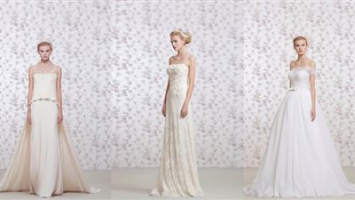 فستان الزفاف ذو الأكتاف العارية الأكثر رواجًا لموسم خريف 2016 ( صور )